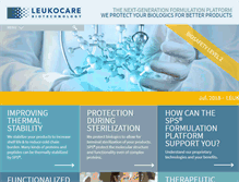 Tablet Screenshot of leukocare.com